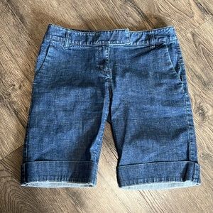 LOFT  bermuda jean shorts